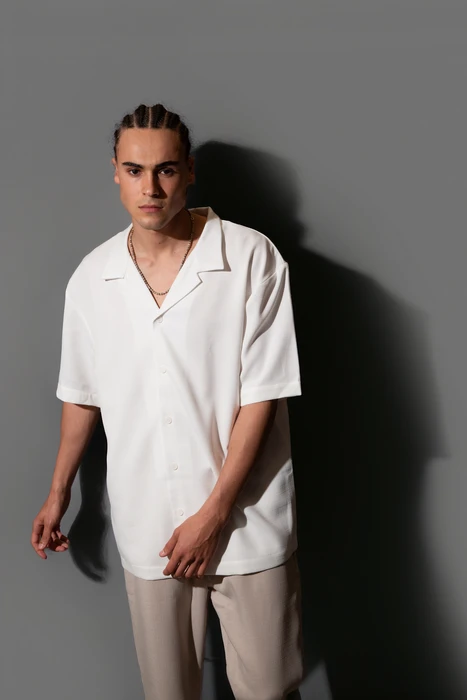 מכופתרת אורז OVERSIZE